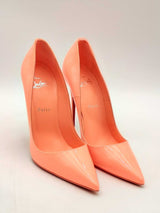 Christian Louboutin So Kate Patent Leather Drag Orange Pumps Sz 39.5 Eb0225lexsa