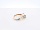 0.55 Cttw Diamond & 14k Yellow Gold Ring 4.7 Grams Size 6 Fw0825wzxdu