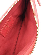 Chanel Red Quilted Caviar Leather Mini O-case Pouch Eb0226pxzdu