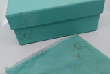 Tiffany & Co. Blue Enamel Clasping Link 925 Bracelet 22.5g 7.5 Inch Eb0626lxzsa