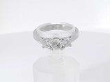 1.0 Cttw Diamond 14k White Gold Ring 3.9 Grams Size 8 Aa0625rzxsa