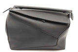 Loewe Puzzle Black Leather Top Handle Bag Eb0726cxzde
