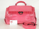 Salvatore Ferragamo Pink Alligator Leather Sofia Bag Sd1225czxde