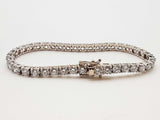 10.0 Cttw Lab Grown Diamonds 14k Wg 14.4g Bracelet 7 In Do0224oerxmia
