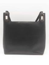 Gucci Vintage Black Leather Shoulder Bag Sd0625rzsa