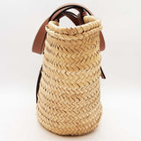 Loewe Palm Leaf And Calfskin Basket Bag Sd1026wxzde