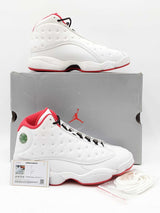 Nike Air Jordan 13 Retro "History Of Flight" Sneakers In White & University Red Size 8.5 Fw0526pxdu
