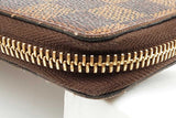 Louis Vuitton Damier Ebene Clemence Zip Around Wallet Eb0526oxzde