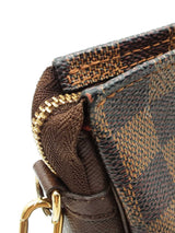 Louis Vuitton Trousse Pochette In Damier Ebene Coated Canvas Fw0626pirdu