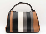 Prada Baiadera Frame Satchel Bag In Multicolor Striped Leather Fw0725wxzdu
