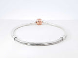 Pandora Moments Charm Bracelet In Sterling Silver 36.8 Grams 7 Inch Fw0926lrdu