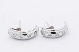 0.24cttw Diamond Stud Earrings In 14k White Gold 4.6 Grams Eb0526wxzsa