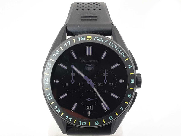 Tag Heuer Connected Calibre E4 Golf Smart Watch 45mm Aa0725ezxsa