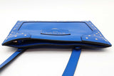 Balmain Blue Leather Studded Crossbody Bag Eb0426lxzde