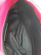 Yves Saint Laurent Quilted Pink Tweed Lou Lou Puffer Shoulder Bag Eb1225rcrdu