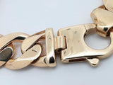 9k Yellow Gold Cuban Link Bracelet 102.8 Grams 9 Inch Eb0526pixzsa