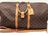 Louis Vuitton Bandouliere 55 Keepall Handbag Sd1225orzdu