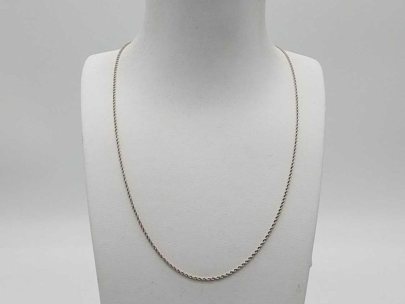 14k Yellow Gold 2.8 Grams 18 Inch Rope Chain Mk0326lizmia – Max Pawn