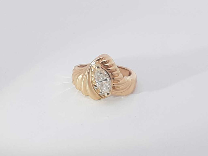 .50ctw Diamond 14k Yellow Gold 3.5 Grams Ring Size 4.5 Sd0625pzxsa