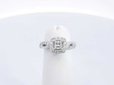 Leo Bridal Collection Diamond Ring In 14k White Gold 4.5g Size 3.25 Eb0424rxzsa