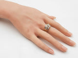 1.09 Cttw Diamond & 14k Yellow Gold Cluster Ring 7.9 Grams Size 7 Fw0426prxdu