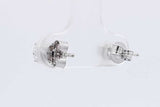 1.0cttw Lab Grown Diamond Stud Earrings In 14k White Gold 0.9 Grams Eb0326orxsa