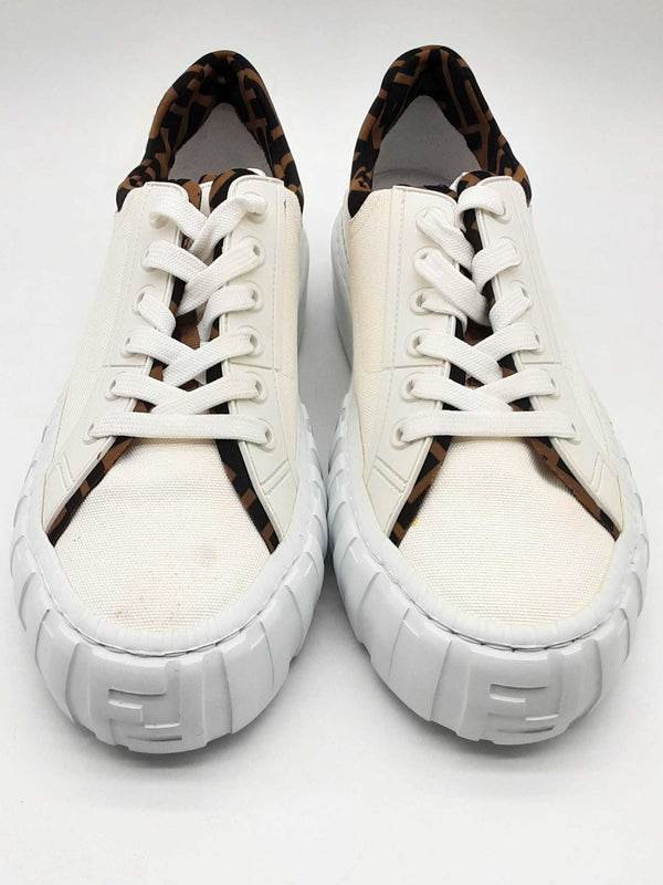 Fendi Force White Sneakers Size 40 Eb0824cxde