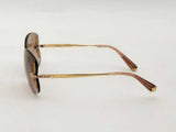 Louis Vuitton Lv Signature Metal Square Sunglasses Gold Aa1025ozxsa