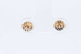 0.4cttw Diamond Stud Earrings In 14k Yellow Gold 0.7 Grams Eb0126pxzdu