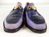 Matteo Massimo Harlan Alligator Buckle Loafers Size 11 Sd0126ezde