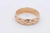 14k Yellow Gold Wedding Band Ring 4.7 Grams Size 9 Eb0426wpxsa