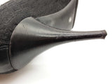 Christian Dior Black Logo Canvas Leather Heels Size Eu 40 Do0525lrxde