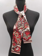 Louis Vuitton Street Monogram Silk Bandeau Scarf Eb1026oxzsa