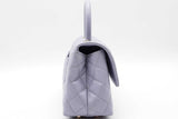 Chanel Lavender Quilted Caviar Coco Top Handle Bag Eb1225pxxzde