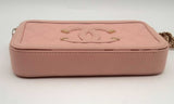 Chanel Pink Leather Vanity Wallet On Chain Eb0424llxzsa