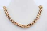 18k Yellow Gold Mesh Chain Necklace 22 Grams 16.5 Inch Eb0926olrxde