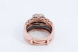 Approx. 0.84ctw Diamond Ring In 14k Rose Gold 8 Grams Size 5 Eb0824prxdu