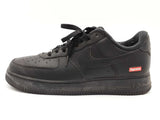 Nike Air Force 1 Low X Supreme Black Shoes Size 11 Aa0926lzxsa