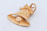 22k Yellow Gold Holiday Bell Pendant 2.6 Grams Eb0926oexde