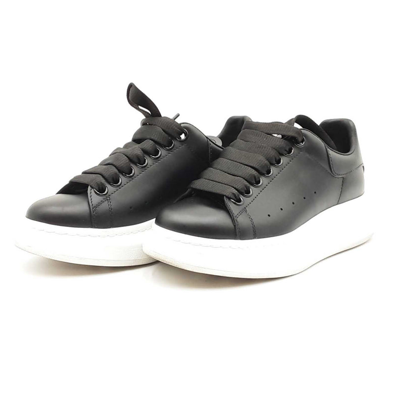 Alexander Mcqueen Pelle S Gomma Black Sneakers Size 35+ Sd0625crdu