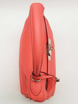 Hermes Kelly 28 Rose Texas Red Clemence Palladium Handbag Do0226lloxzde