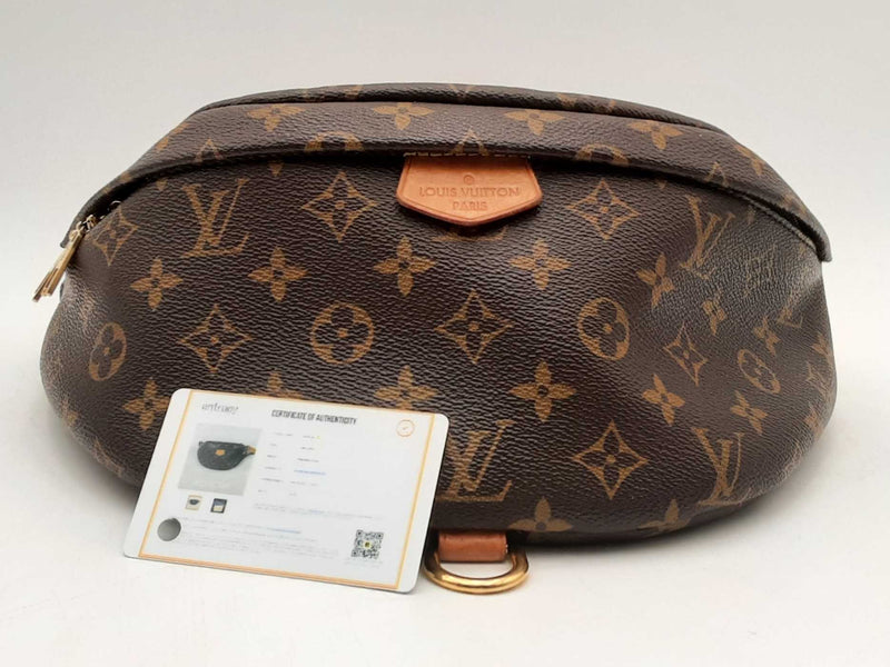 Louis Vuitton Bumbag Monogram Coated Canvas Brown Aa0525szxsa