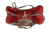 Louis Vuitton Neverfull Mm Tote Bag In Damier Ebene Coated Canvas Fw1025wxzdu