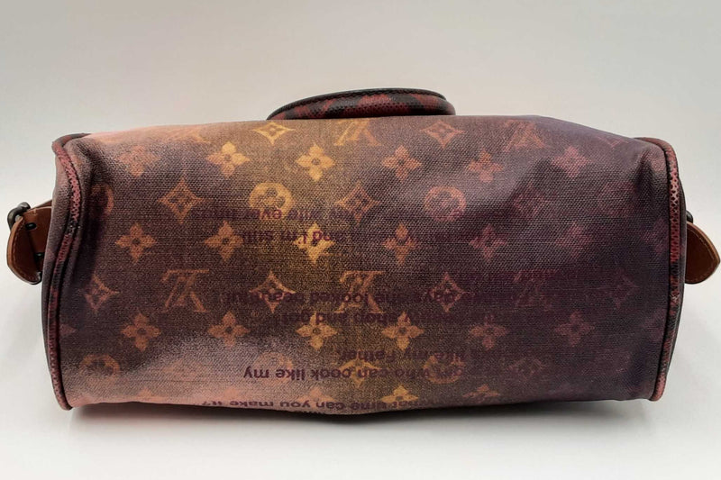 Louis Vuitton X Richard Prince Monogram Graduate Jokes Tote Bag Eb0624lxxzdu