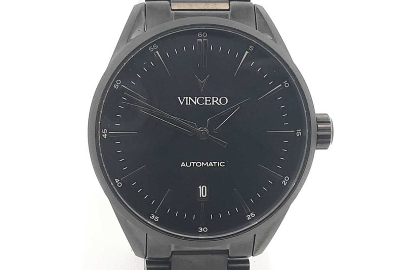 Vincero Automatic Black Dial Stainless Steel Watch 41mm Eb0524crsa