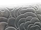 Chanel Black Camilla Cc Embossed Leather Zippy Accordion Wallet Do0726lcrde