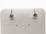 1.02 Cttw Lab Grown Diamonds 14k White Gold 0.7g Stud Earrings Do0726orxde