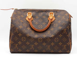 Louis Vuitton Speedy Signature Monogram Canvas Handbag Sd0826przdu