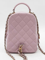 Chanel Lavender Quilted Caviar Mini Backpack Eb0925exzdu