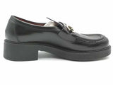 Gucci Cordovan Lux Horsebit Lug Loafers Black Aa1026lrzsa